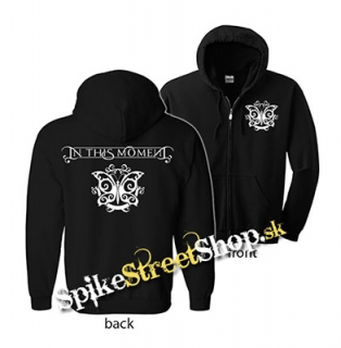 IN THIS MOMENT - Logo Butterfly - mikina na zips