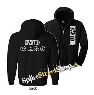 LED ZEPPELIN - Logo - mikina na zips