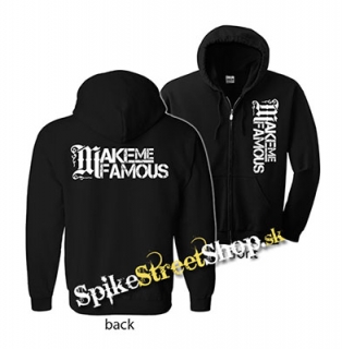 MAKE ME FAMOUS - mikina na zips