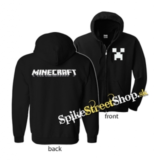 MINECRAFT - Logo & Creeper - mikina na zips