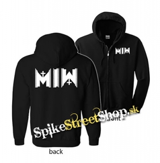 MOTIONLESS IN WHITE - Logo Cemetery - mikina na zips