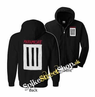 PARAMORE - 3 Bar - mikina na zips
