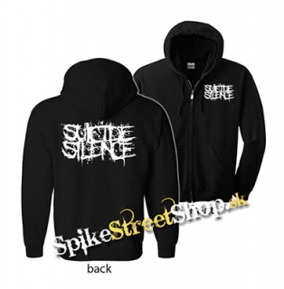 SUICIDE SILENCE - White Logo - mikina na zips