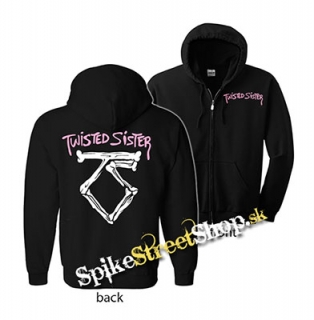 TWISTED SISTER - Logo - mikina na zips