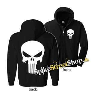 PUNISHER - Lebka - mikina na zips