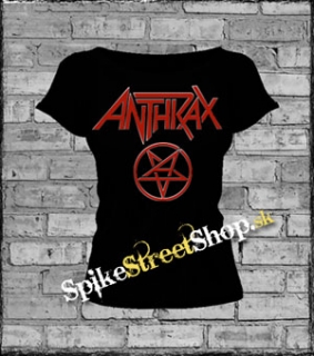 ANTHRAX - Red Pentagram - dámske tričko