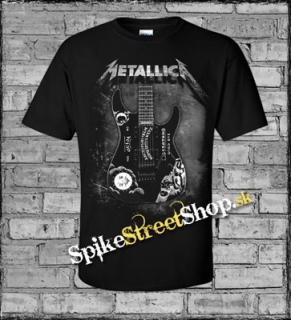 METALLICA - Hammett Ouija Guitar - čierne pánske tričko