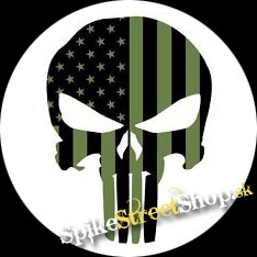 PUNISHER - LEBKA - Woodland Mask - odznak
