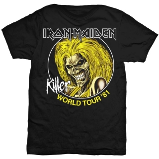 IRON MAIDEN - Killer World Tour - čierne pánske tričko