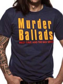 NICK CAVE - Ballads - čierne pánske tričko