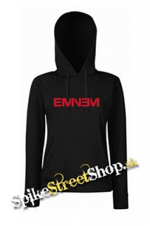 EMINEM - Red Logo - čierna dámska mikina