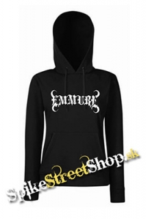 EMMURE - Logo - čierna dámska mikina