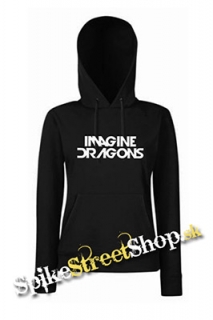 IMAGINE DRAGONS - Logo - čierna dámska mikina