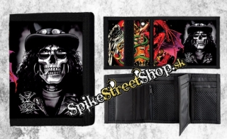 SLASH - Rock N Roll Skull - peňaženka