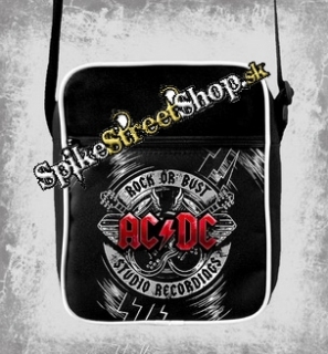 AC/DC - Vinyl Records - retro taška na rameno