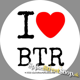 I LOVE BIG TIME RUSH - odznak