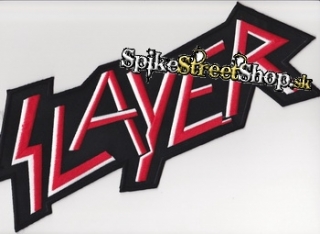 SLAYER - Red Logo - veľká nažehlovacia nášivka