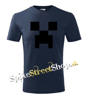 MINECRAFT - Creeper - Námornícke modré chlapčenské tričko