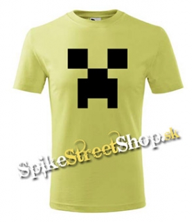 MINECRAFT - Creeper - Jemnozelené pánske tričko