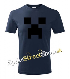 MINECRAFT - Creeper - Námornícke modré pánske tričko