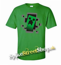 MINECRAFT - Hello, I´m Creeper - hráškovozelené pánske tričko