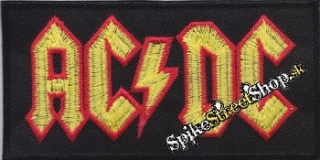 AC/DC - Red/Yellow/Black Logo - nažehlovacia nášivka