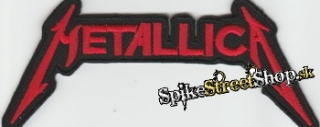 METALLICA - Red Logo on Black - nažehlovacia nášivka