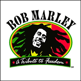 BOB MARLEY - A Tribute To Freedom - štvorcová podložka pod pohár