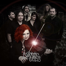 LUNATIC GODS - Band 2015´- štvorcová podložka pod pohár