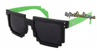 Slnečné okuliare MINECRAFT - Čierno-zelené