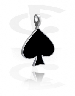 SPADES - kovový cínový prívesok