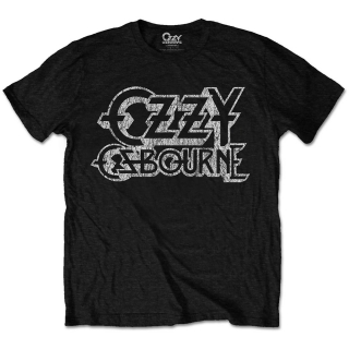 OZZY OSBOURNE - Vintage Logo - čierne pánske tričko