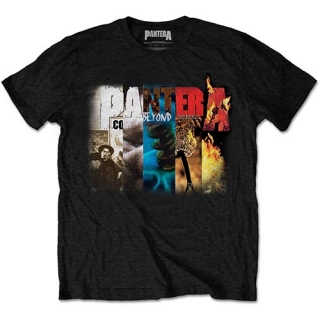 PANTERA - Album Collage - čierne pánske tričko
