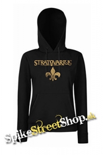 STRATOVARIUS - Gold Logo Vintage - čierna dámska mikina