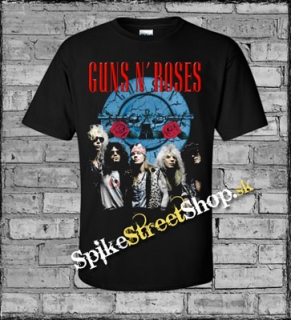 GUNS N ROSES - Forever Band - čierne pánske tričko