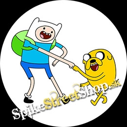 ADVENTURE TIME - Finn & Jake - okrúhla podložka pod pohár