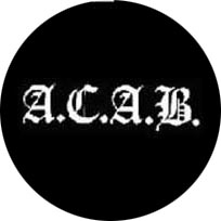 A.C.A.B. - okrúhla podložka pod pohár