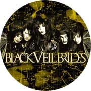 BLACK VEIL BRIDES - Band ART - okrúhla podložka pod pohár