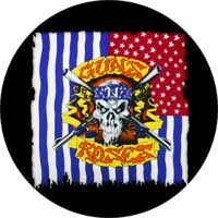 GUNS N ROSES - Flag Skull - Motive 2 - okrúhla podložka pod pohár