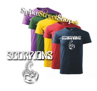 SCORPIONS - Logo - farebné pánske tričko