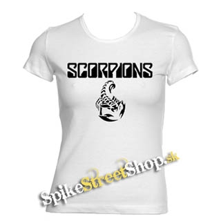 SCORPIONS - Logo - biele dámske tričko