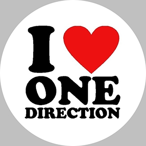 ONE DIRECTION - I Love One Direction - okrúhla podložka pod pohár