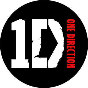 ONE DIRECTION - Logo - okrúhla podložka pod pohár