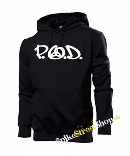 P.O.D. - Logo - čierna pánska mikina