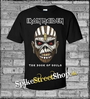 IRON MAIDEN - Book Of Souls Mask - čierne pánske tričko