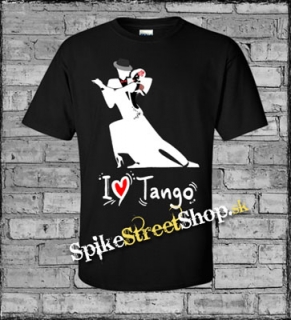 I LOVE TANGO - čierne pánske tričko