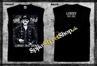 LEMMY - Portrait - čierne pánske tričko bez rukávov