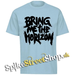 BRING ME THE HORIZON - Painted Logo - svetlomodré pánske tričko