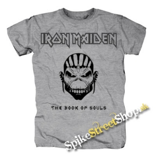 IRON MAIDEN - The Book Of Souls - sivé pánske tričko