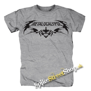 METALOCALYPSE - Logo - sivé pánske tričko
